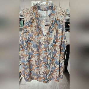 NWT Cure Floral Blouse - Med